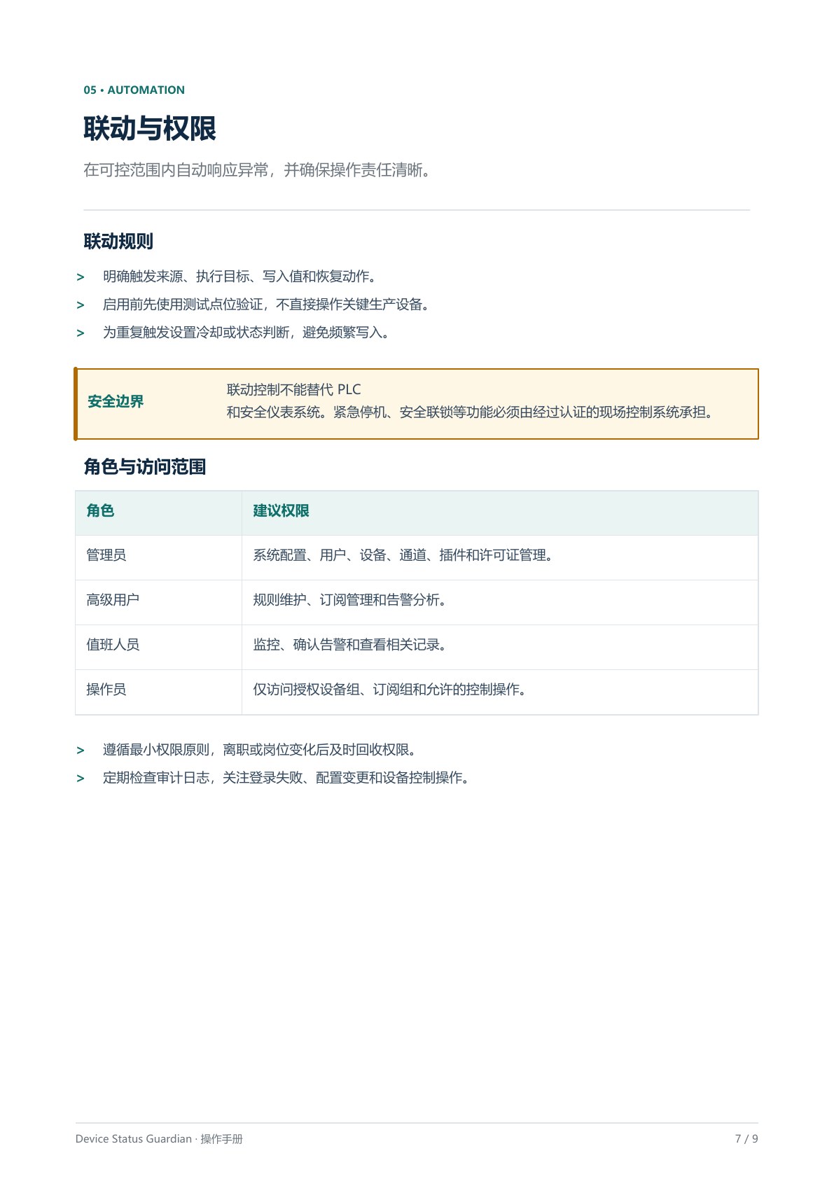 操作手册第 7 页
